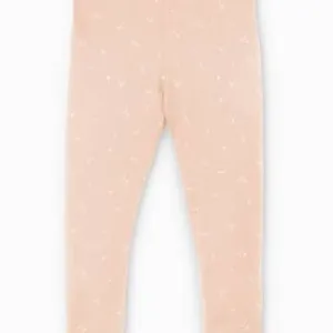 * Organic Leggings - Cora Floral Peach