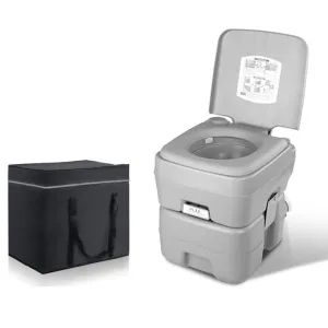 20L Outdoor Portable Camping Toilet | With Carry Bag | Compact Travel Toilet