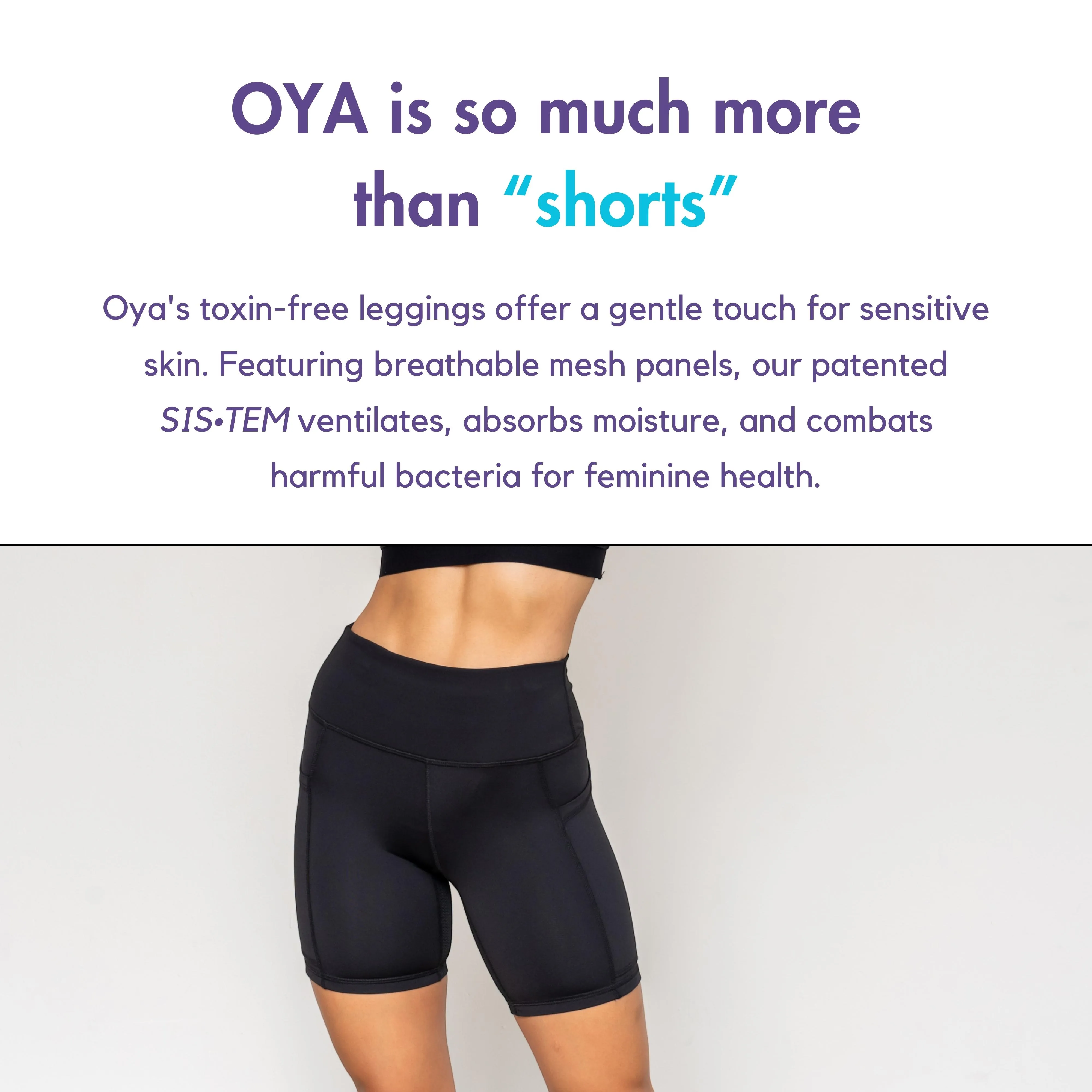 6" Breathable, Tummy Control Short by Oya Femtech Apparel