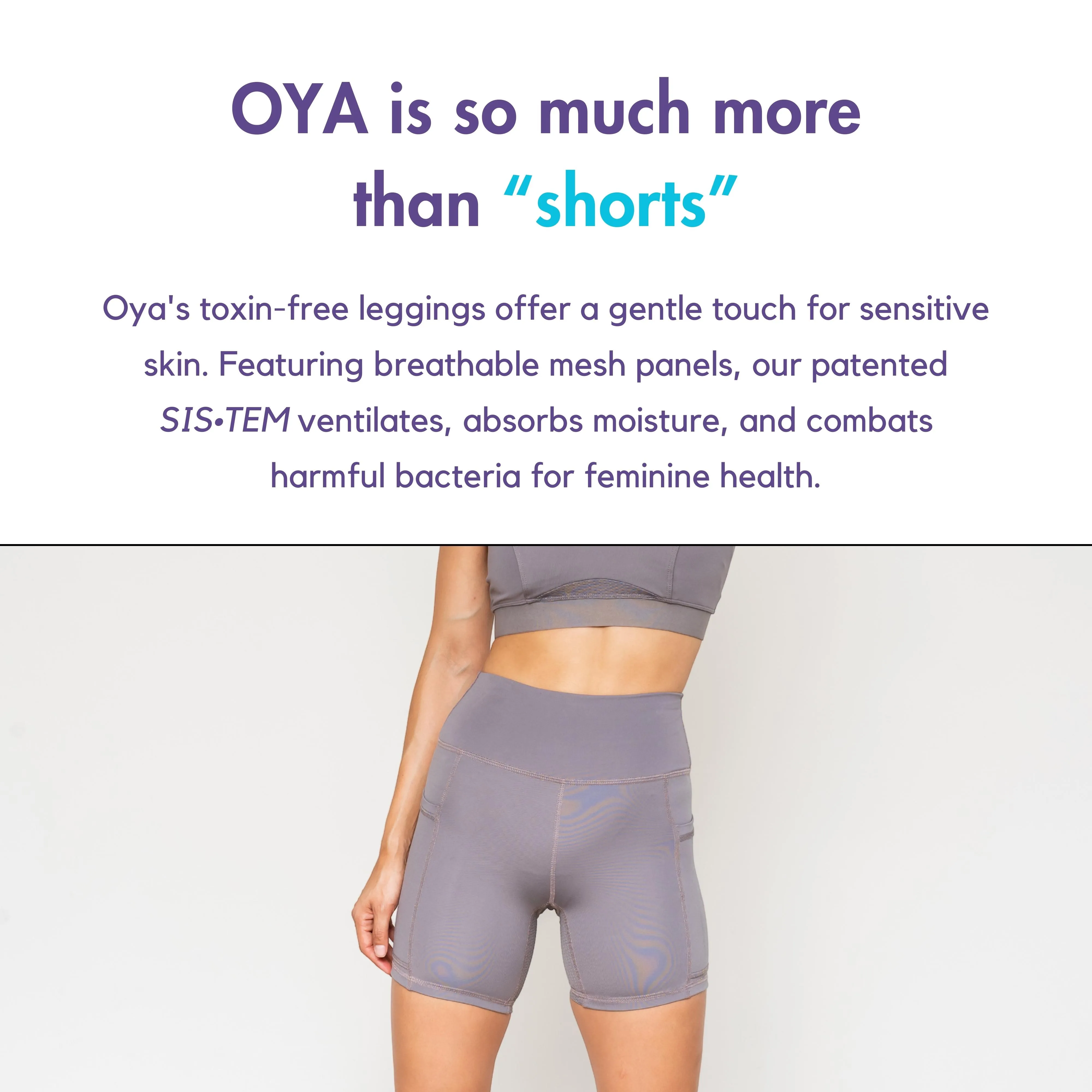 6" Breathable, Tummy Control Short by Oya Femtech Apparel