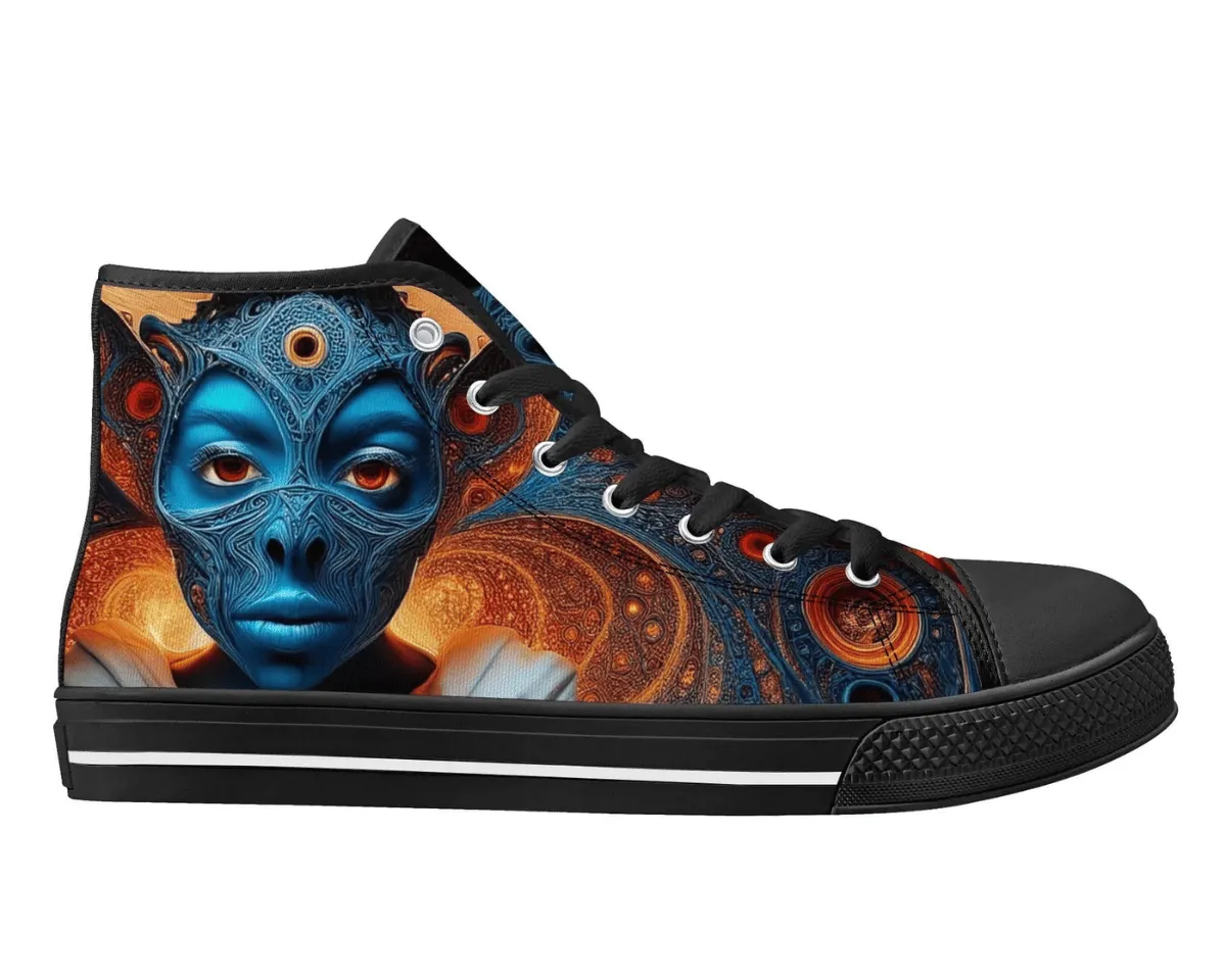 Azure Alien High Tops