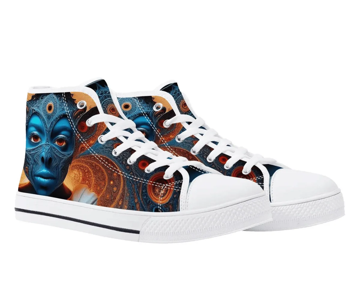 Azure Alien High Tops