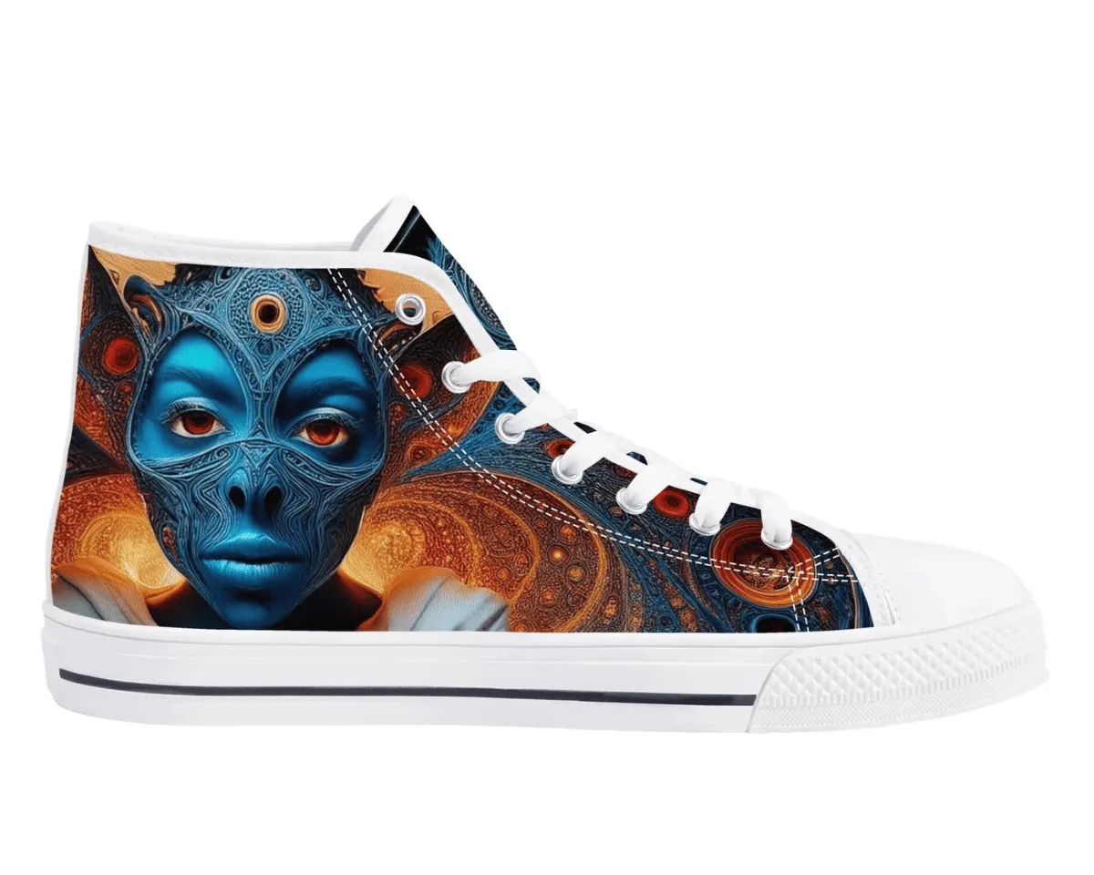 Azure Alien High Tops
