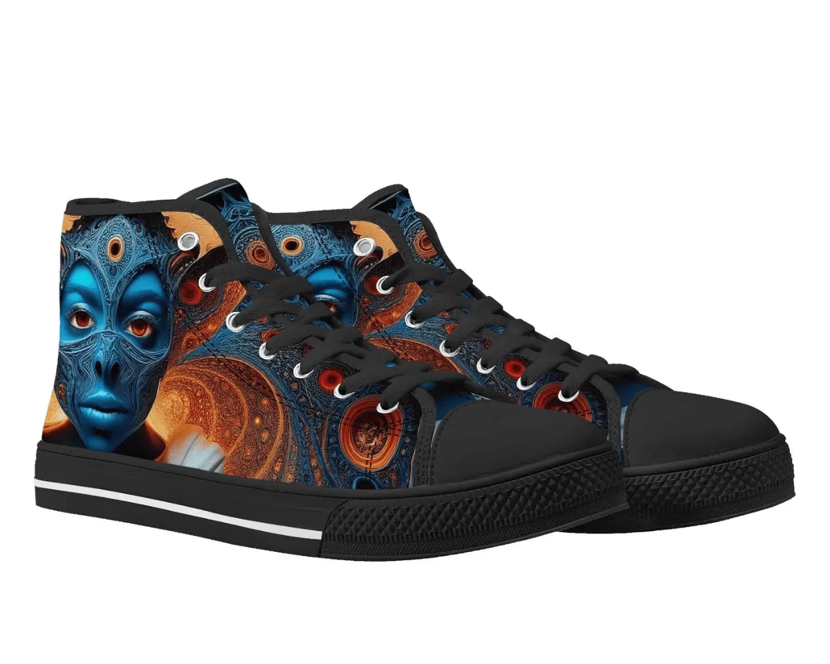 Azure Alien High Tops