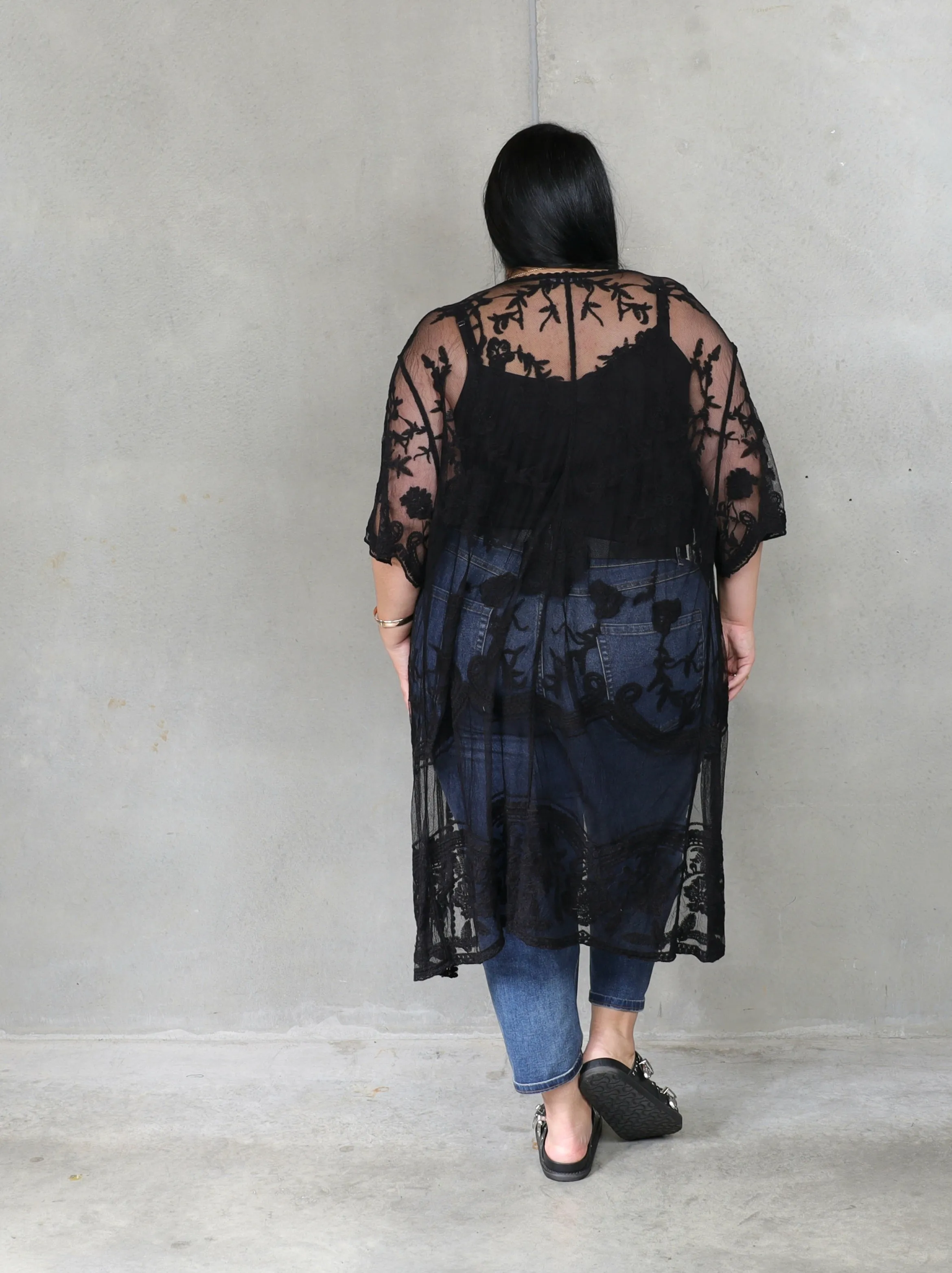 Bella Donna Kimono - Black