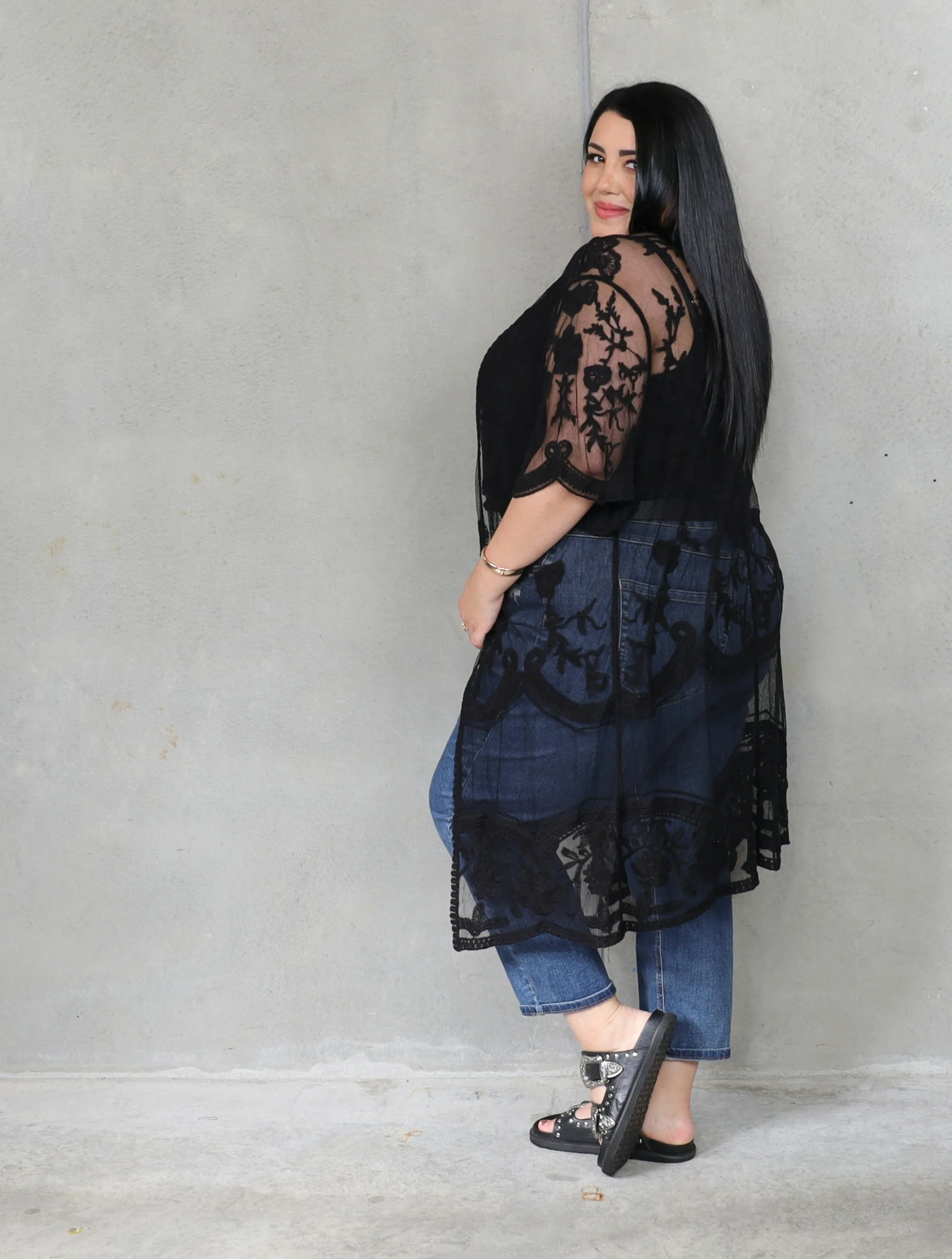 Bella Donna Kimono - Black