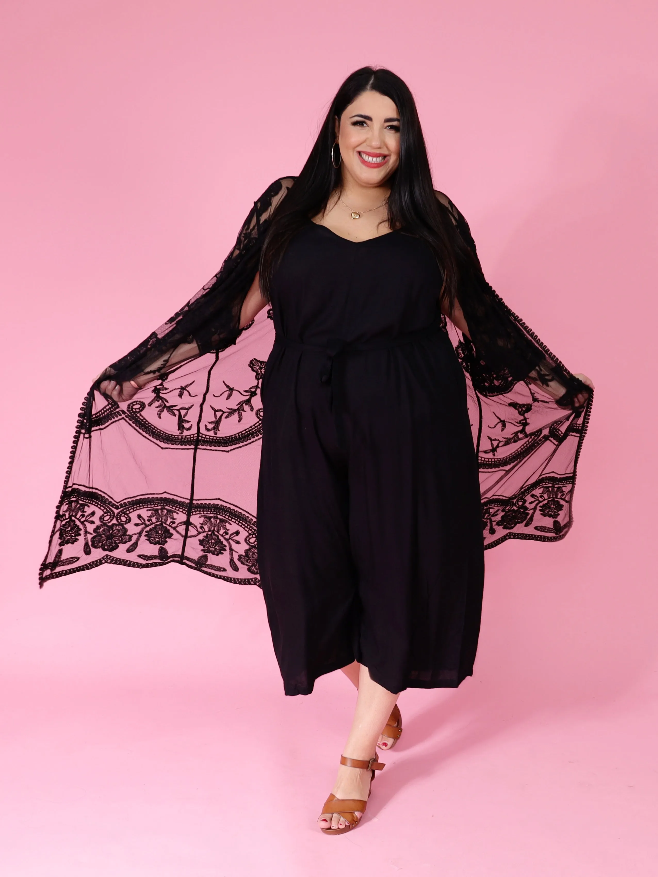 Bella Donna Kimono - Black