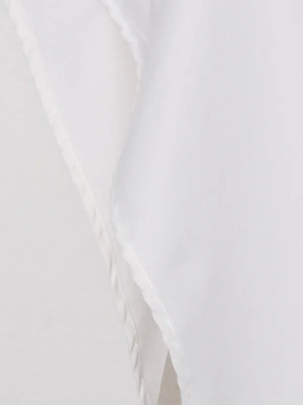 Chicmy-Original Solid Color Irregularity Geometry Blouse Tops