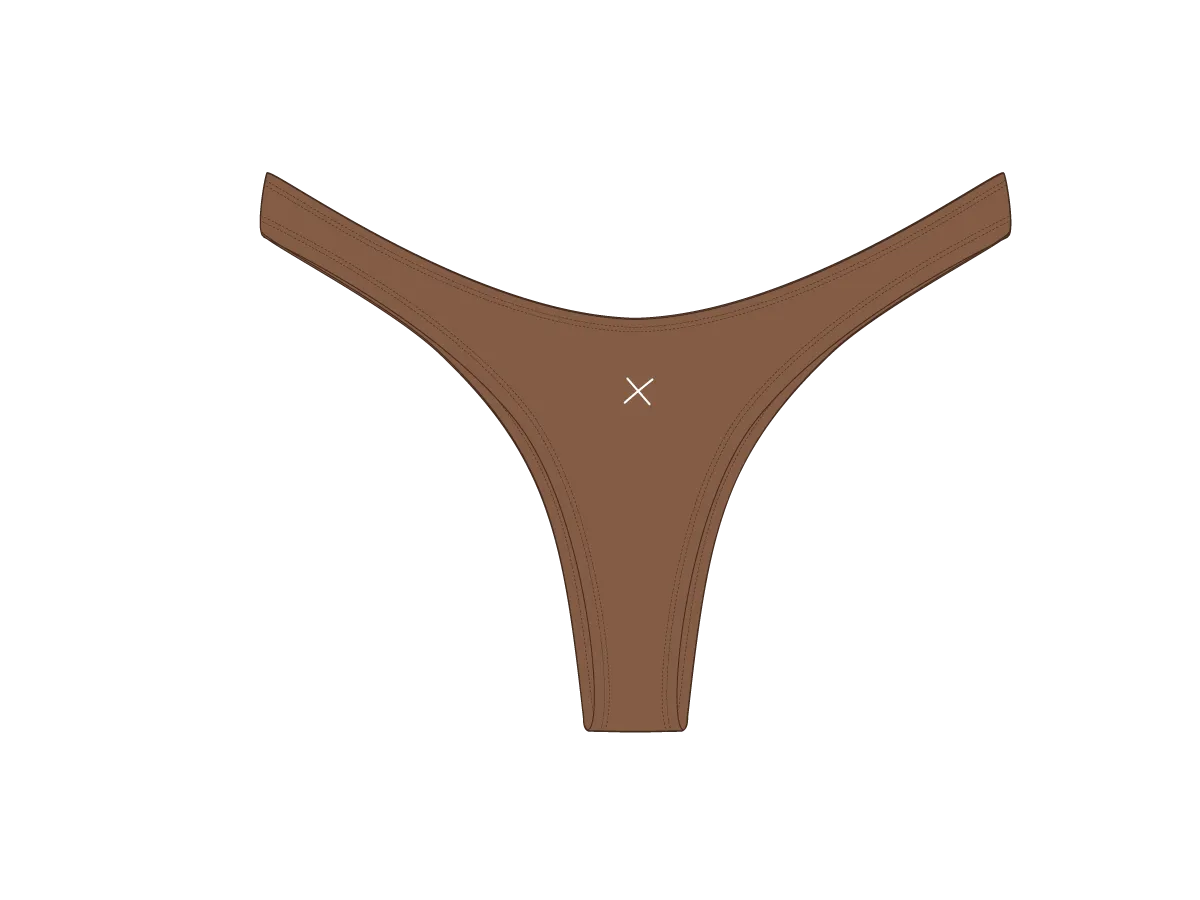 Cocoa Brown Chic 80's Bottoms