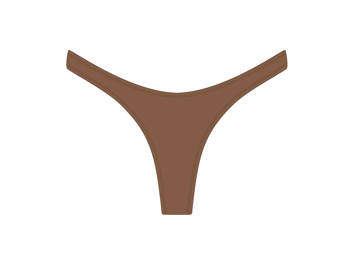 Cocoa Brown Chic 80's Bottoms