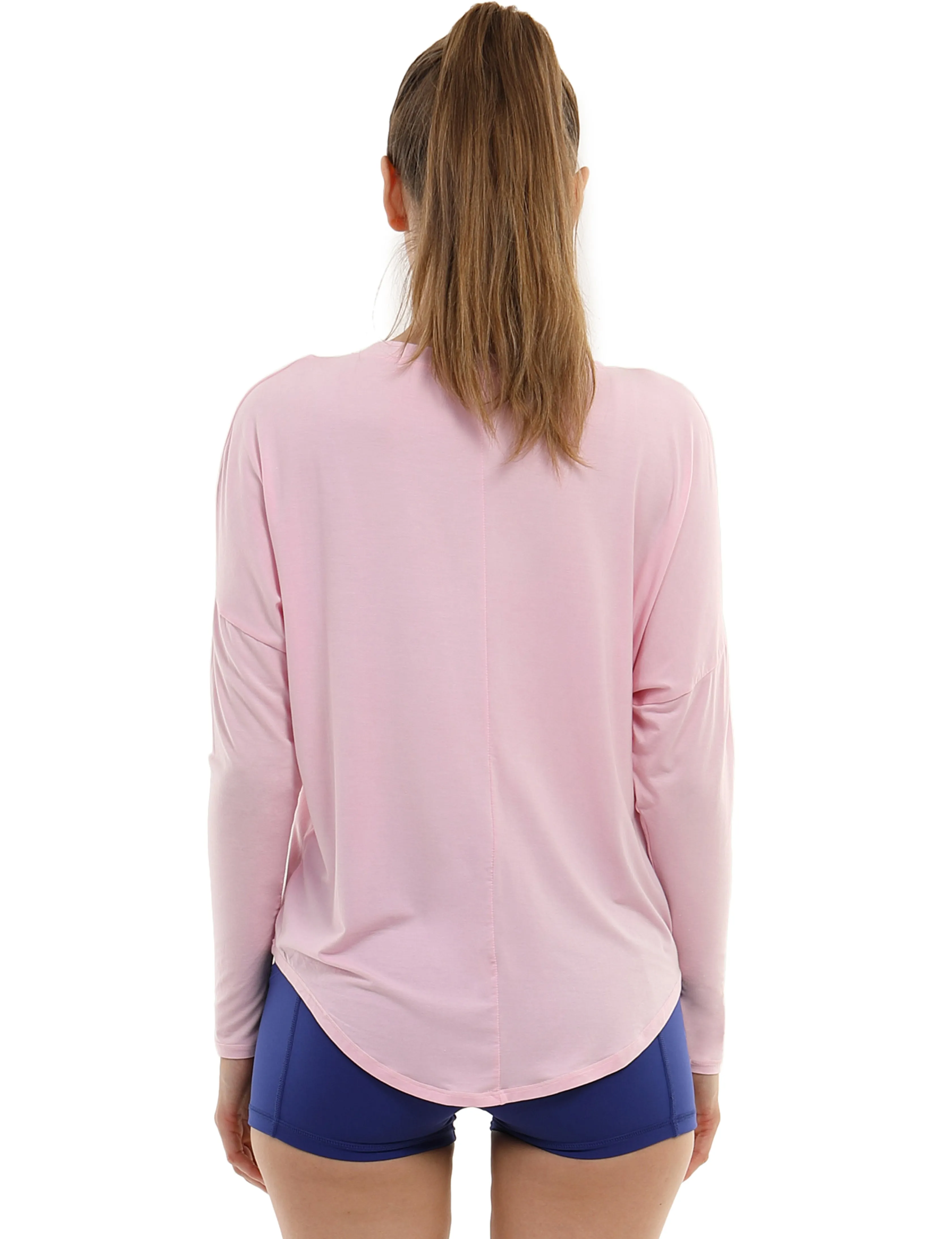 Golf Batwing Tunic Tops lightpink_Golf