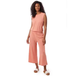 Harper Crop Jumpsuit (Sunset Coral)