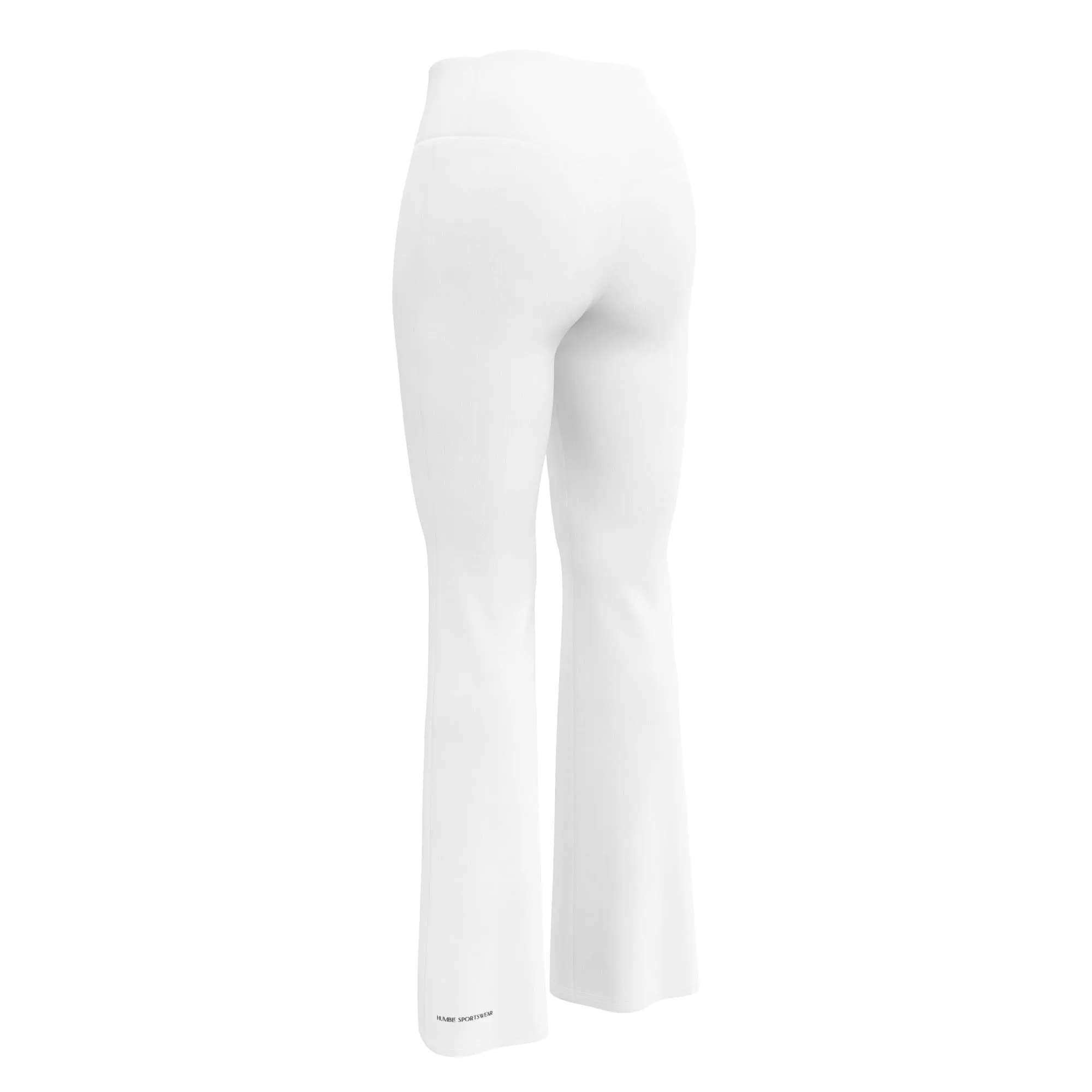 Humble Sportswear™ Women's White Flare leggings