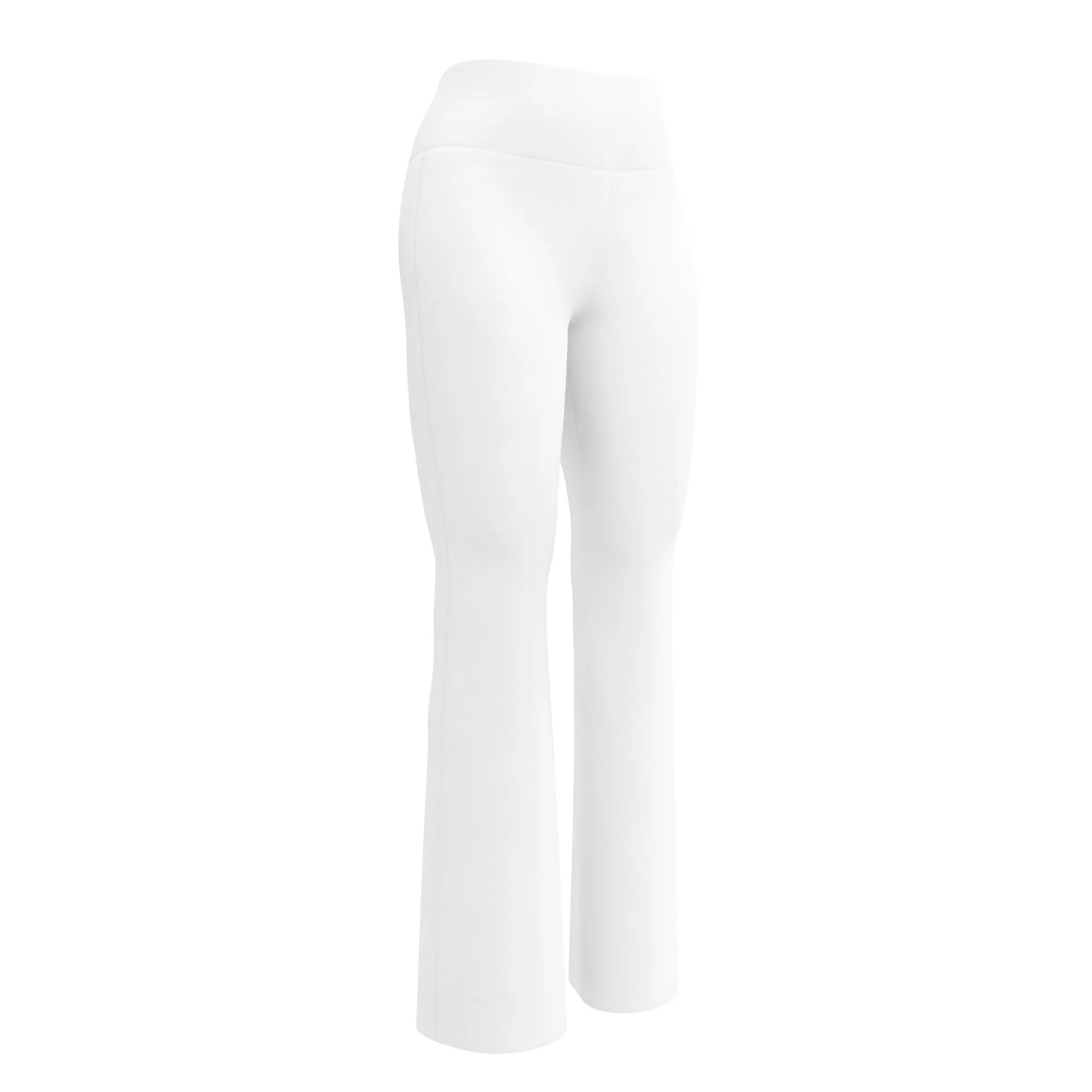 Humble Sportswear™ Women's White Flare leggings