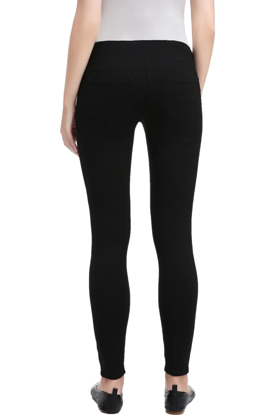 Kimi   Kai Maternity "Brandi" Under Belly Ultra Stretch Skinny Pants (28" Inseam)