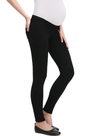 Kimi   Kai Maternity "Brandi" Under Belly Ultra Stretch Skinny Pants (28" Inseam)