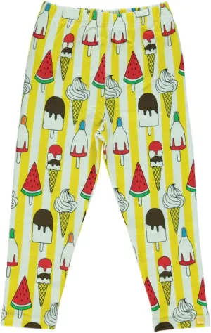Leggings with ice cream