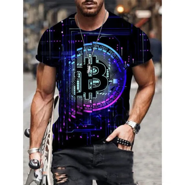 Loose Short Sleeve Sports Men's T-shirt, Leisure and Breathable Fitness Men's Wear