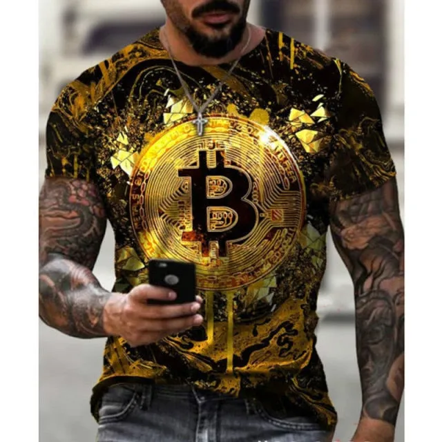 Loose Short Sleeve Sports Men's T-shirt, Leisure and Breathable Fitness Men's Wear