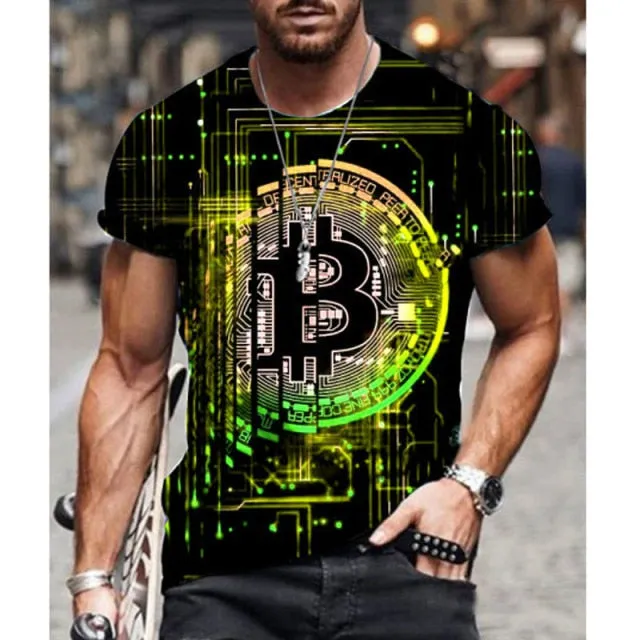 Loose Short Sleeve Sports Men's T-shirt, Leisure and Breathable Fitness Men's Wear
