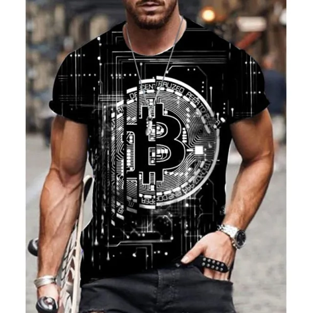 Loose Short Sleeve Sports Men's T-shirt, Leisure and Breathable Fitness Men's Wear