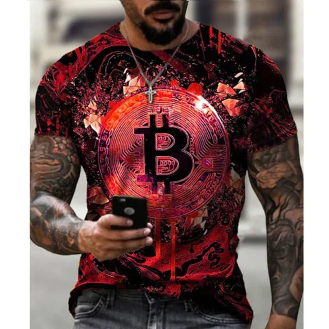 Loose Short Sleeve Sports Men's T-shirt, Leisure and Breathable Fitness Men's Wear