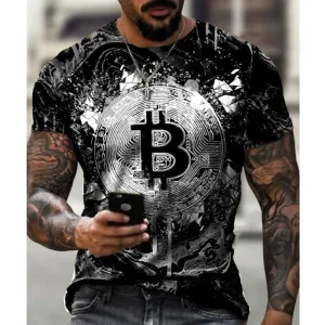 Loose Short Sleeve Sports Men's T-shirt, Leisure and Breathable Fitness Men's Wear