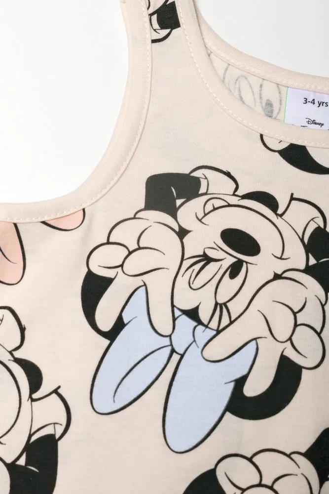Minnie Mouse 2 Pack Dress Nude