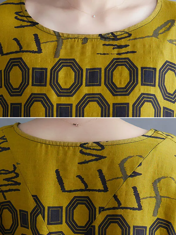 Original Printing Batwing Sleeve T-Shirts Tops
