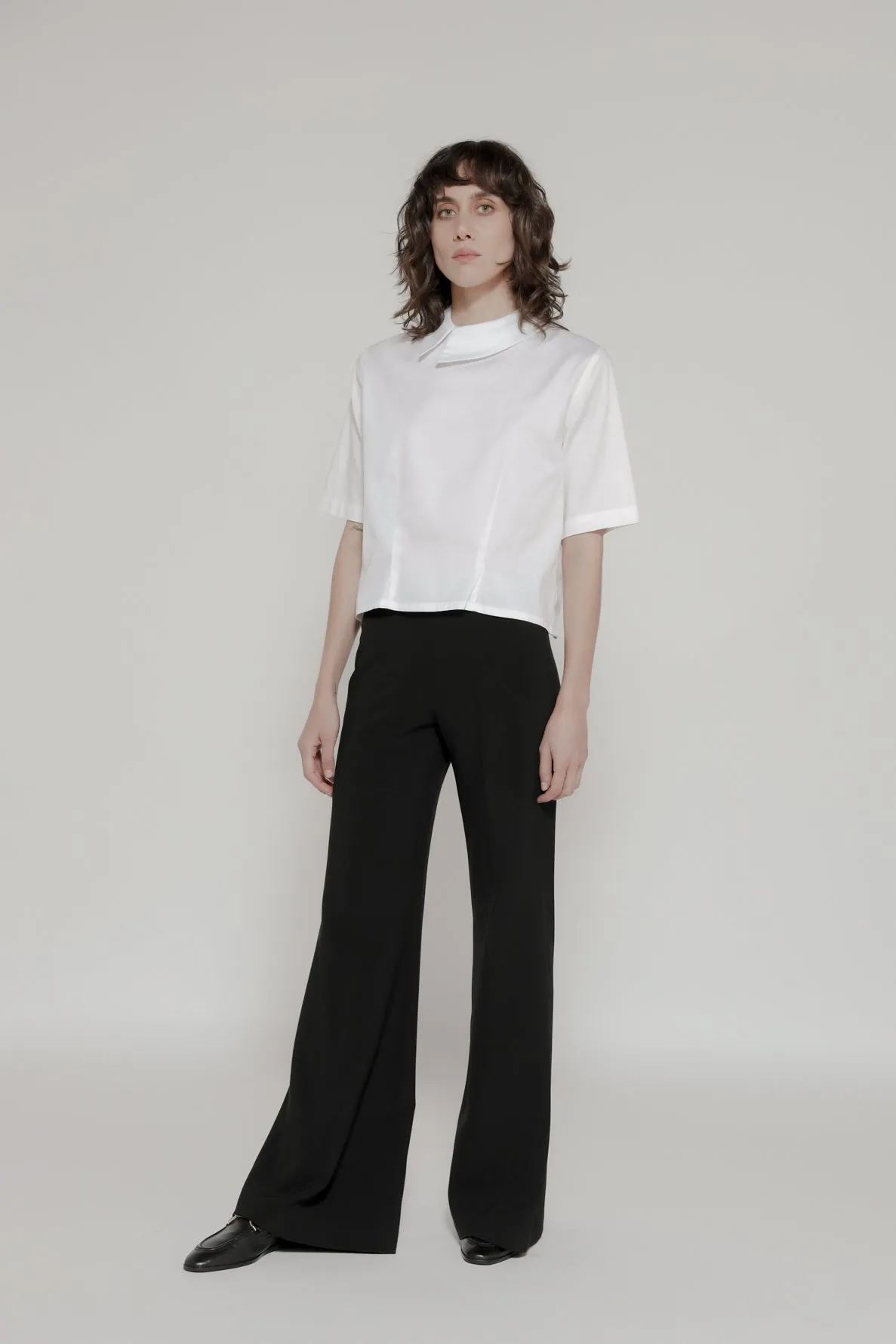 PLEATED TROUSERS
