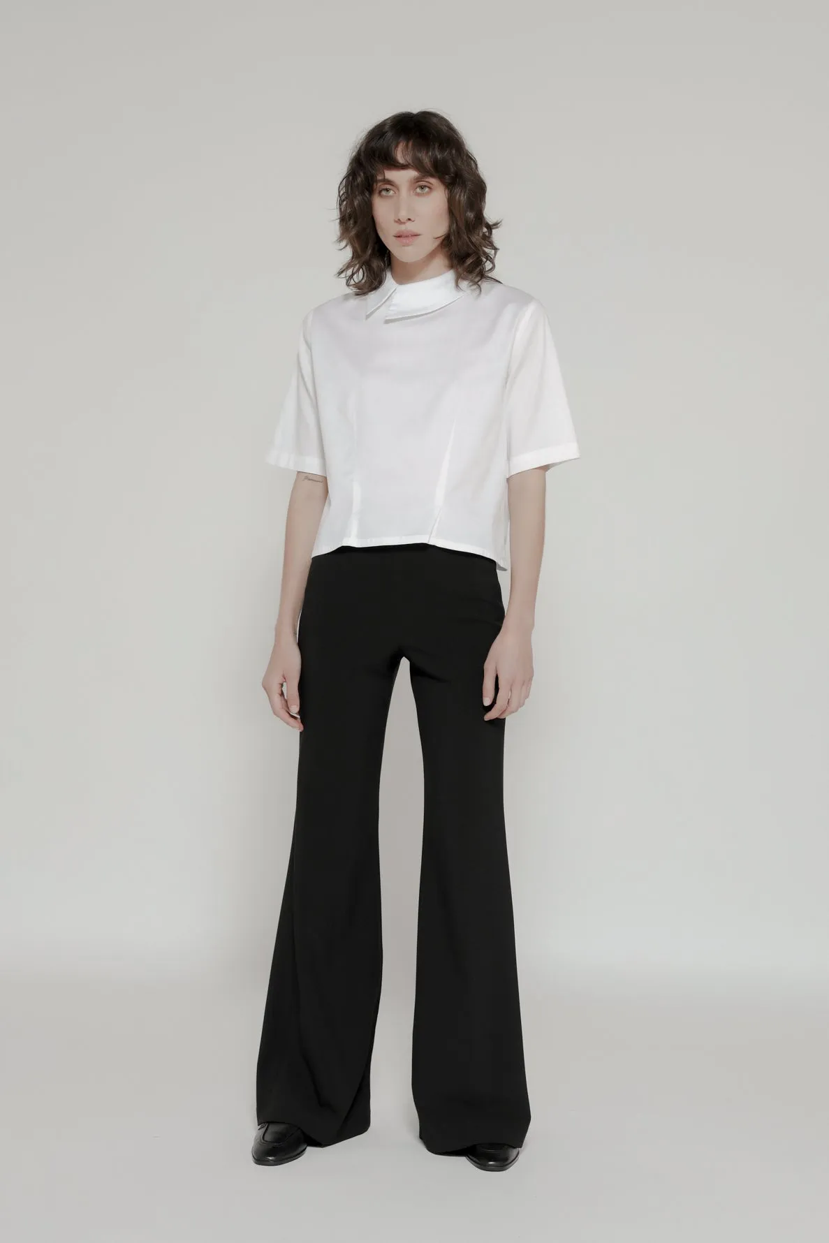 PLEATED TROUSERS