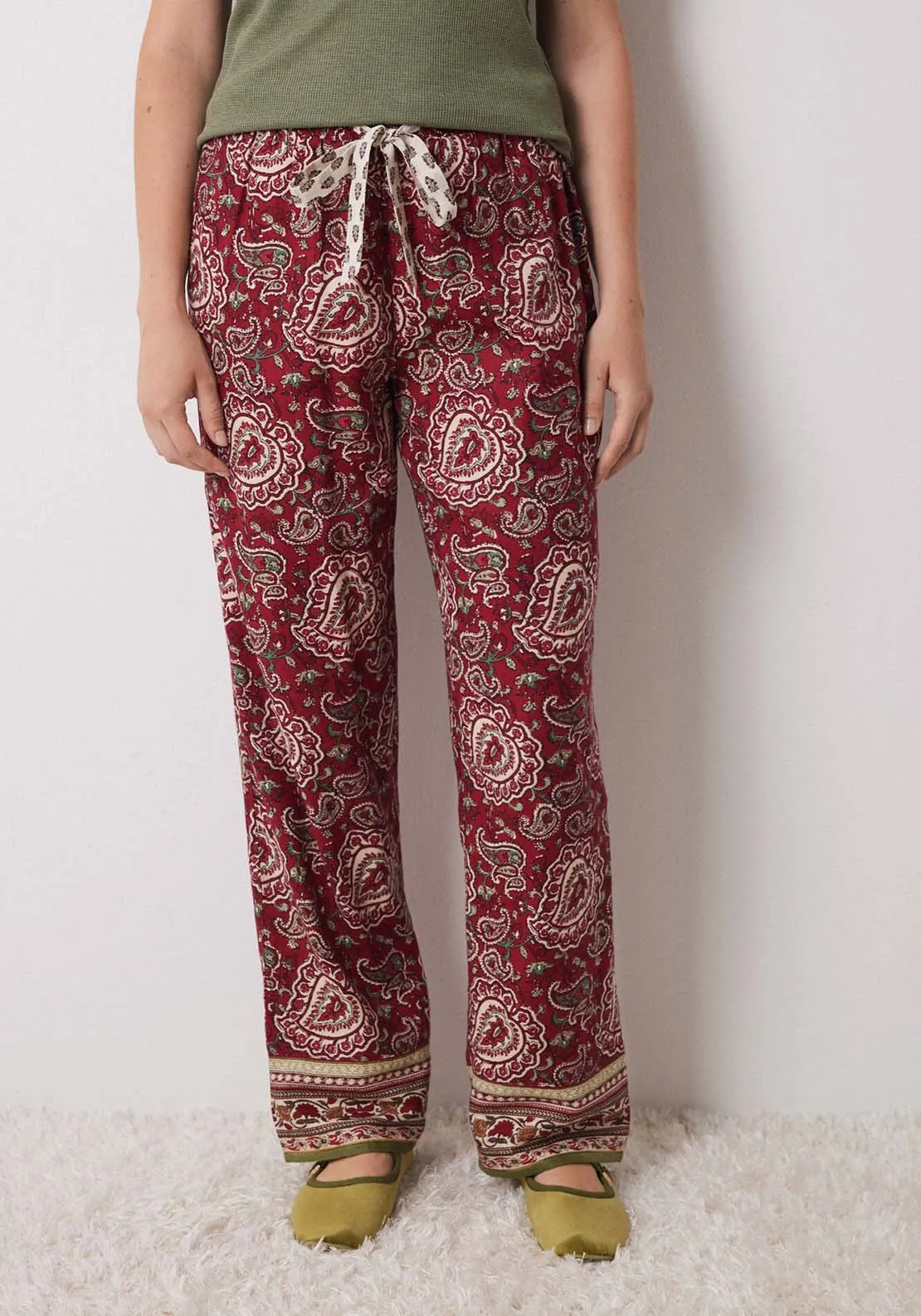 Pyjama Bottoms - Red