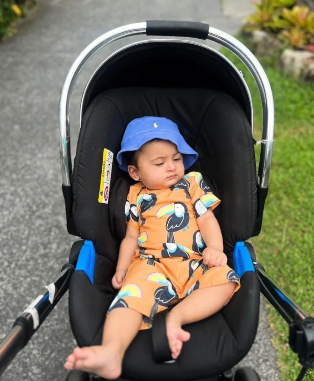 Unisex Toucan Print Romper