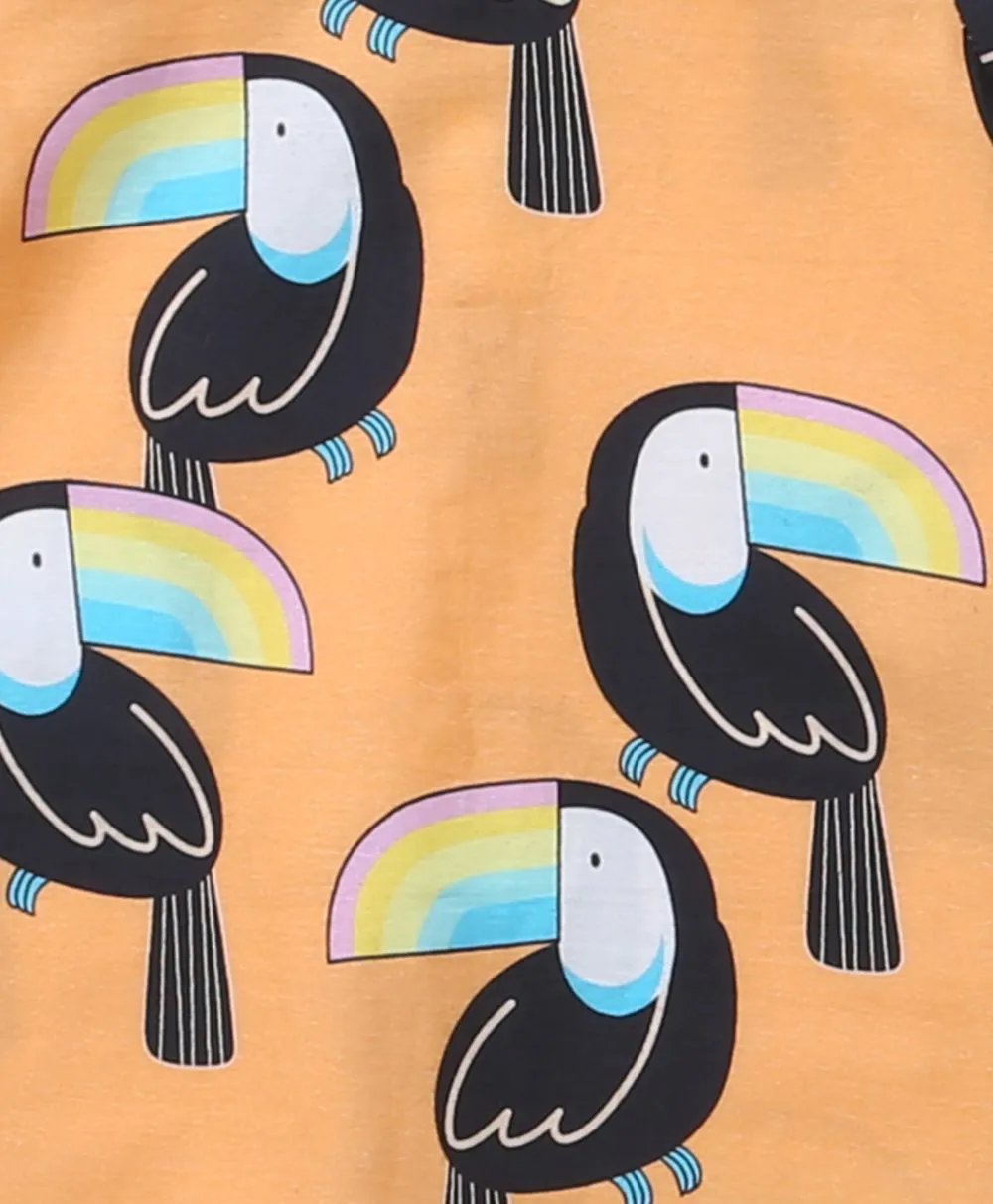Unisex Toucan Print Romper