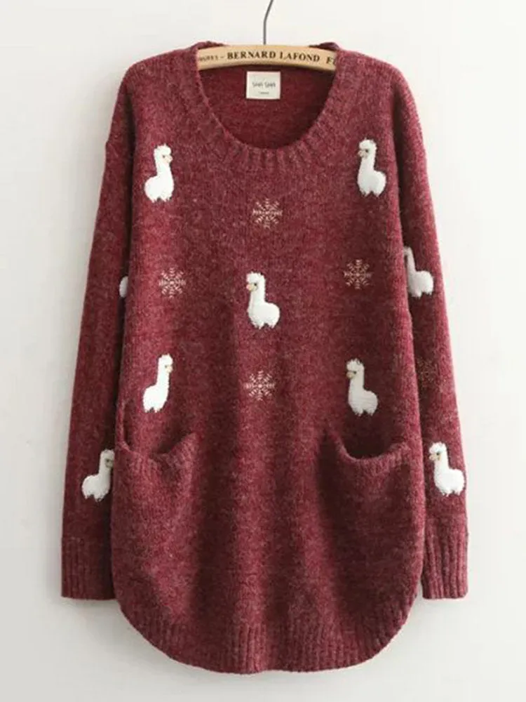Vintage Embroidery Sweaters
