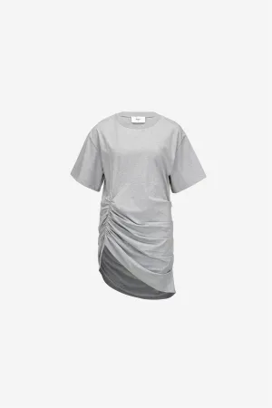 Vita & Wanda x Iben Oversized T-shirt Dress Grey Melange