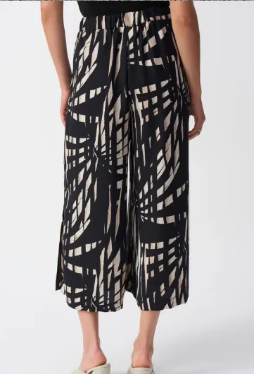 Woven Tropical Print Culotte Pant 251159