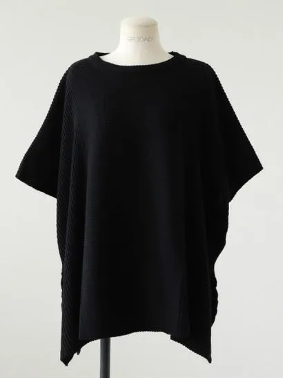 xakxx Casual Loose Split-Side Round-Neck Sweater Tops